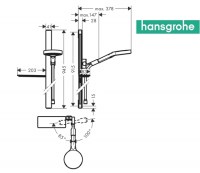 SET BARRA DUCHA RAINFINITY HANSGROHE